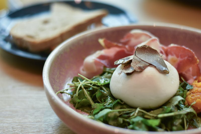 Arugula and prosciutto salad at Anthony's pizza