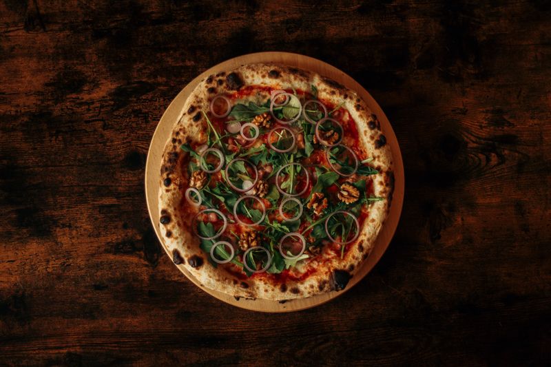 anthony's pizza lunch special with personal pizza and drink